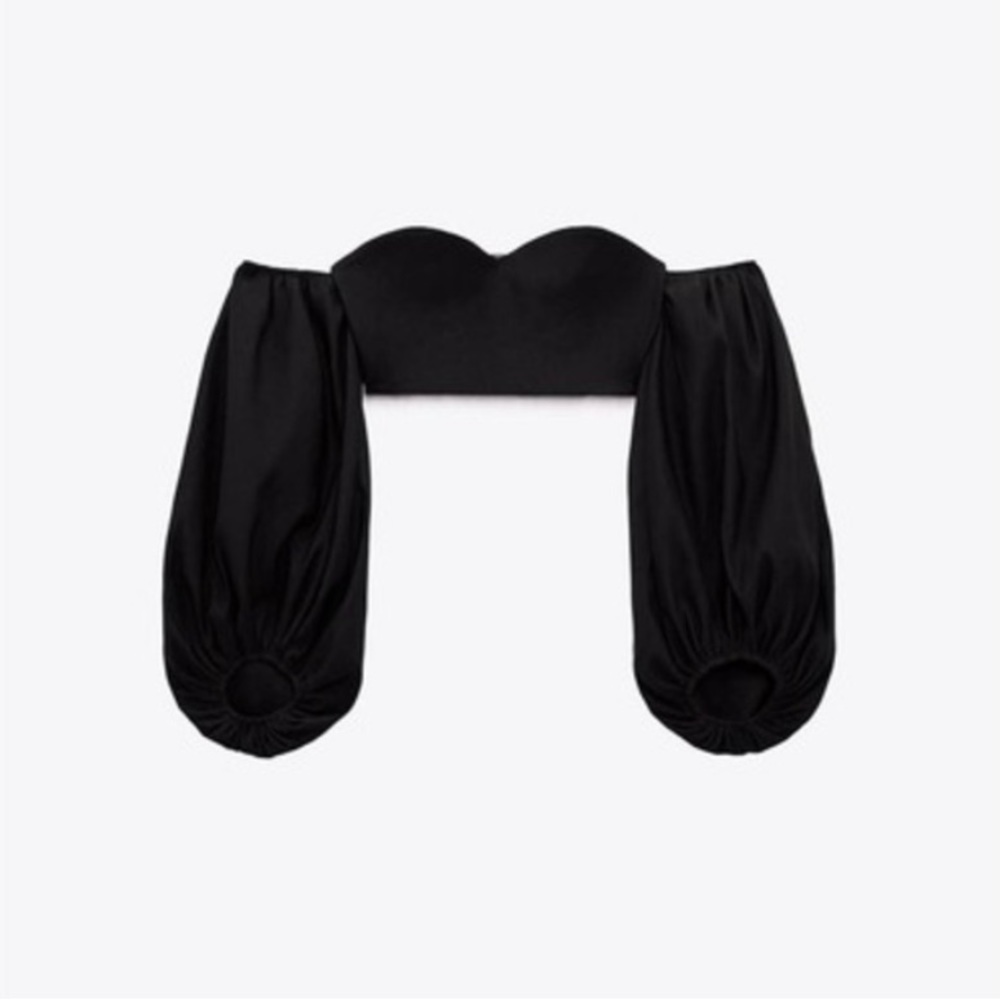 Zara balloon crop top 0085/353